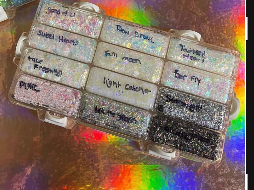 12 Color glitter gels (choose color)