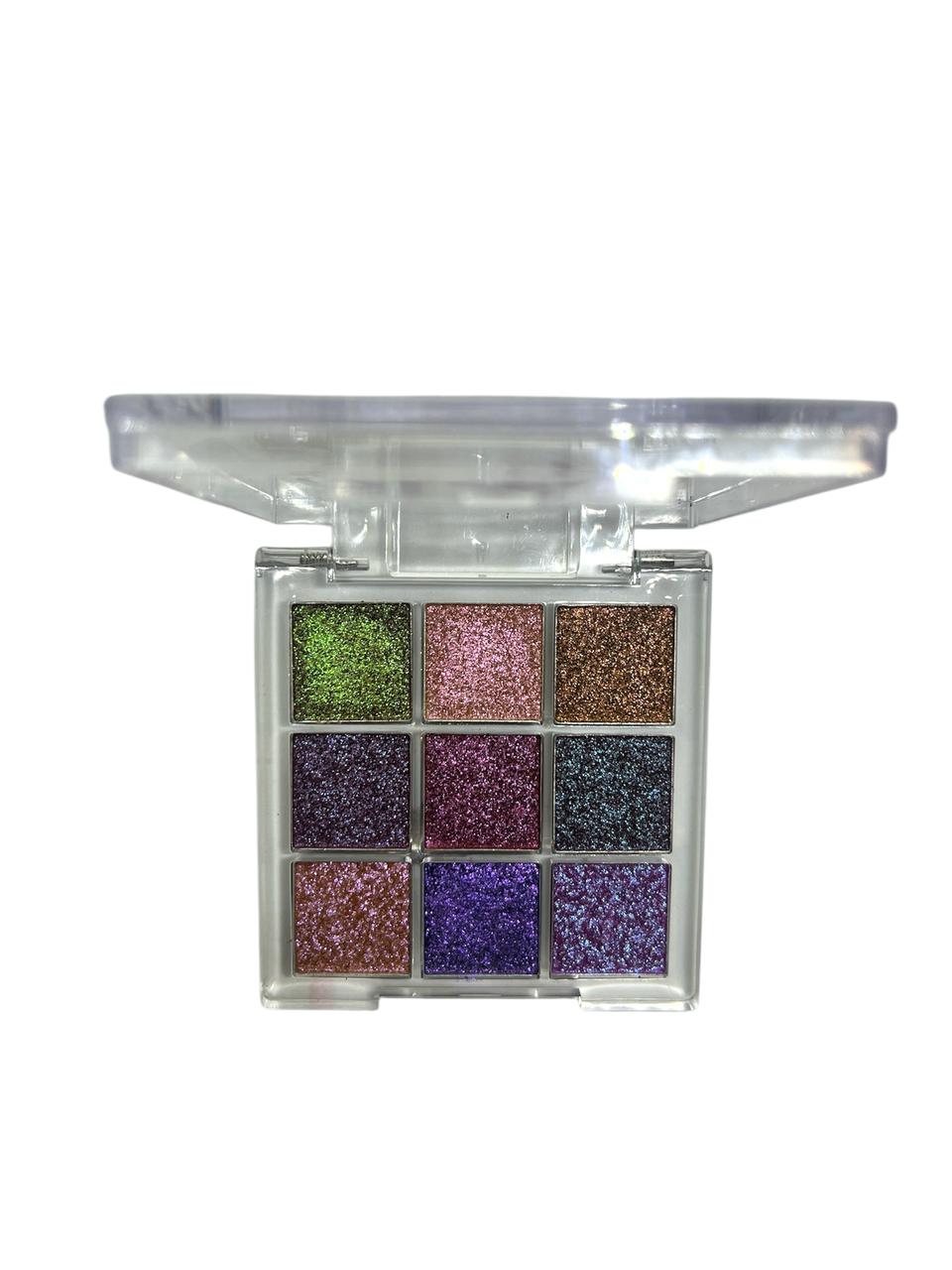 1 Holographic Eyeshadow Duochrome iridescent 9 Color/Color Shifting Highlighter EyeTopper And Eyeshadow
