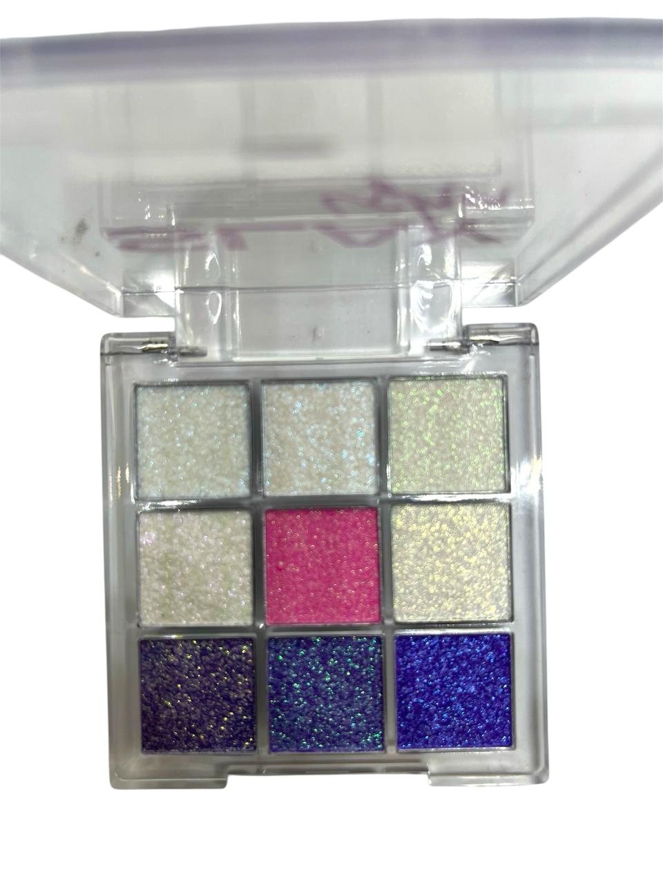 1 Holographic Eyeshadow Duochrome iridescent 9 Color/Color Shifting Highlighter EyeTopper And Eyeshadow