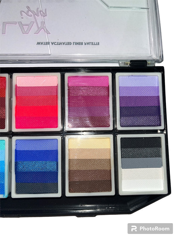 1 60 color every shade possible liner palate(water activated NEONS PASTELS METAL)