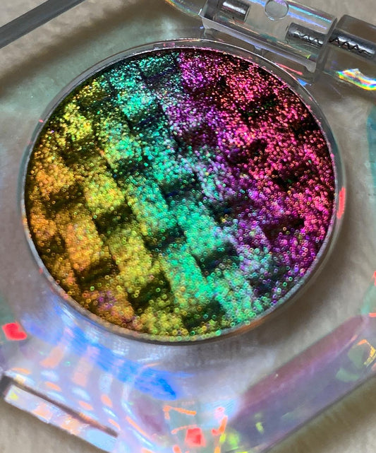 Mystic dark chameleon rainbow multichrome shadows