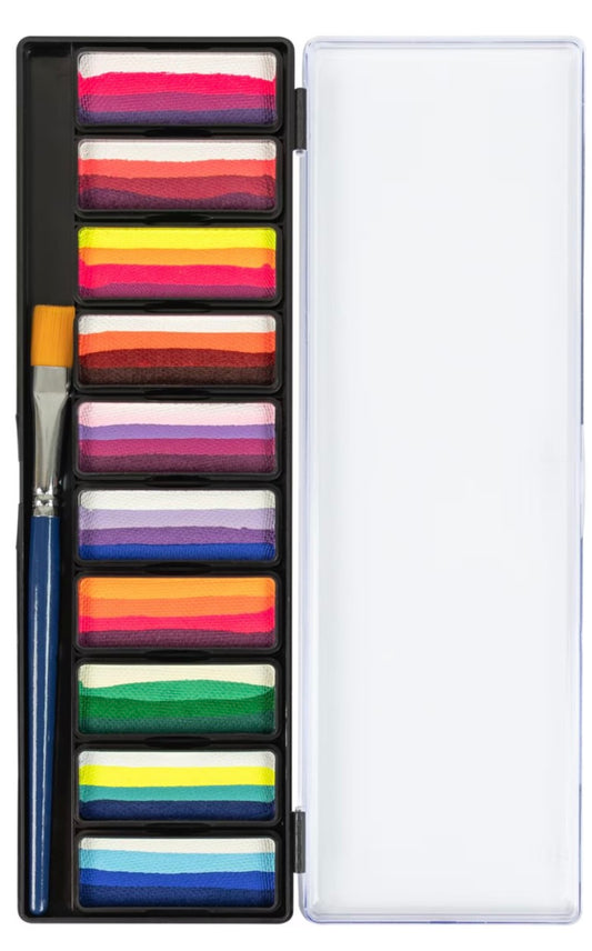 One Swipe Face painting/ liner palate
