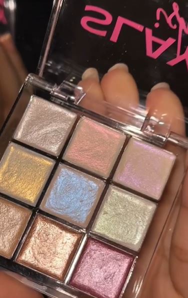 Holographic Chrome Eyeliner Palate 9 color